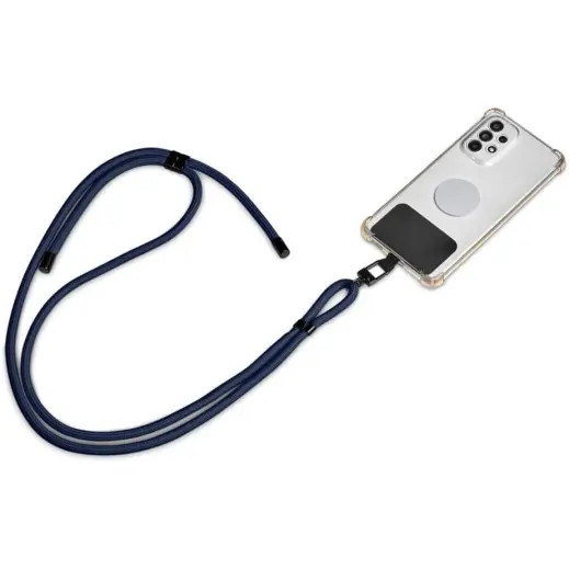 Altitude Silhouette Crossbody Phone Strap - Navy Phone